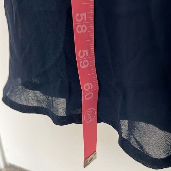 NWT Lulus Thoughts of Hue Navy Blue Surplice Maxi Dress XS - Picture 13 of 17